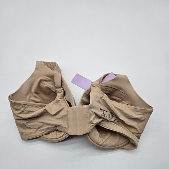 JOYSFUN 44DD Beige FF Modern T-Shirt Bra Underwire Full Coverage Adjustable - Picture 4 of 7